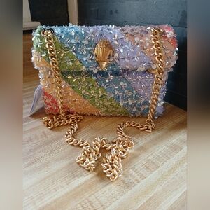 Kurt Geiger NWT Pastel Rainbow Kensington W/Dustbag